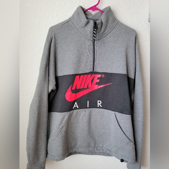 Mens Nike 1/4 zip sweatshirt - Picture 2 of 3